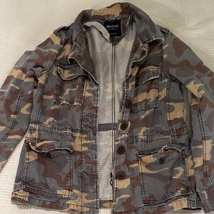 Madewell Multicolor Camouflage Utility Jacket